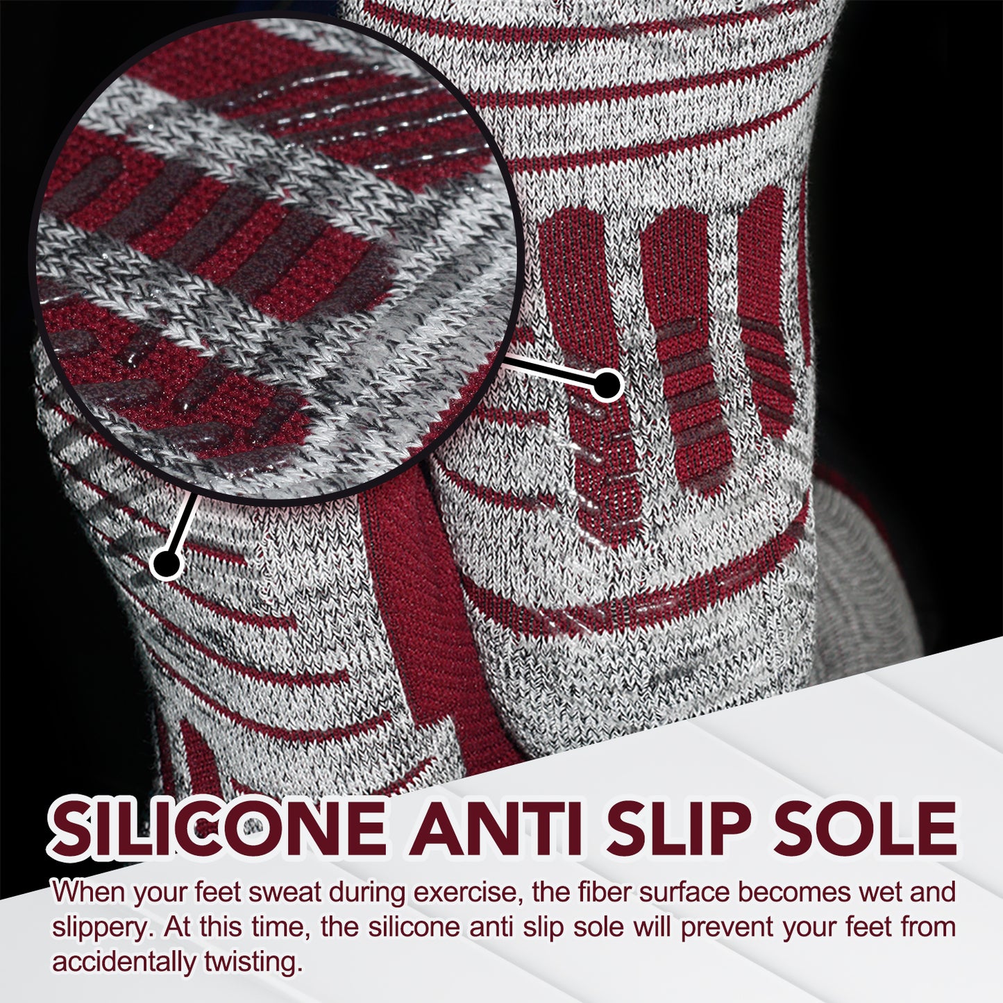 Thermal Ski Socks – Moisture-Wicking, Cushioned, Warm Winter Socks for Skiing & Snowboarding, Cold Weather Socks