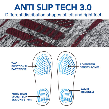 Thermal Ski Socks – Moisture-Wicking, Cushioned, Warm Winter Socks for Skiing & Snowboarding, Cold Weather Socks